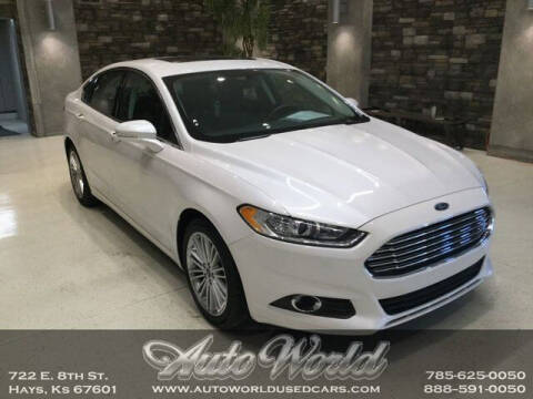 2016 Ford Fusion for sale at Auto World Used Cars in Hays KS