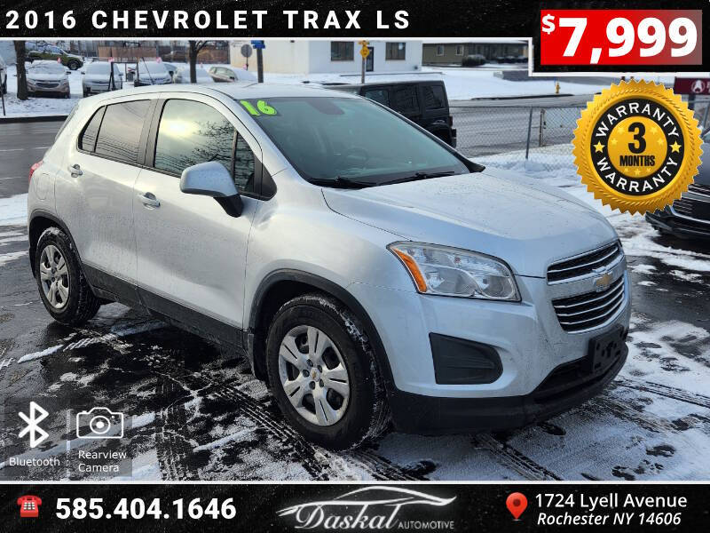 2016 Chevrolet Trax for sale at Daskal Auto LLC in Rochester NY