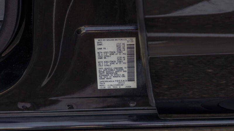 2020 Nissan Frontier SV