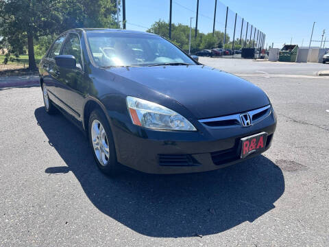 2007 Honda Accord for sale at R&A Auto Sales, inc. in Sacramento CA