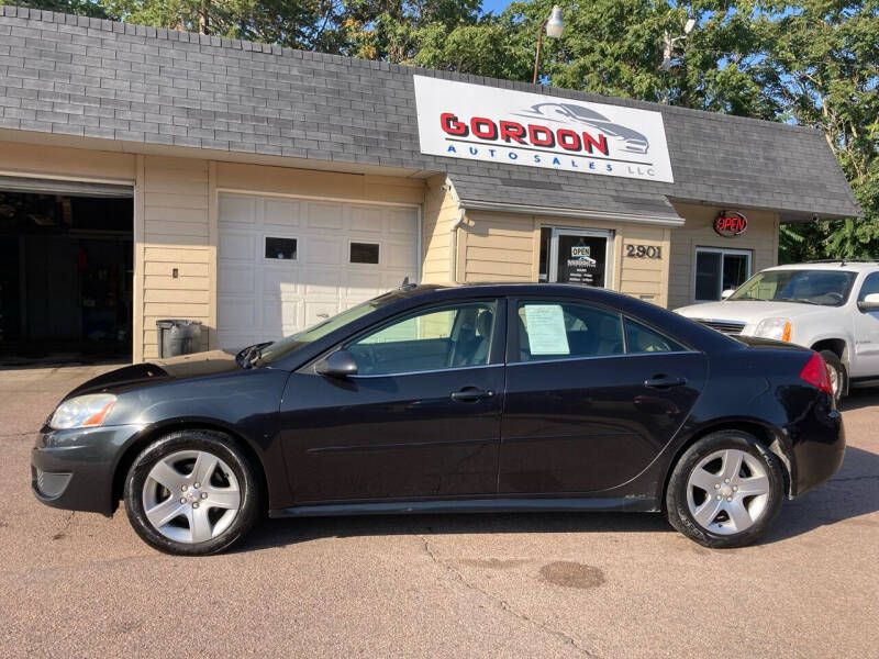 2010 Pontiac G6 for sale at Gordon Auto Sales LLC in Sioux City IA