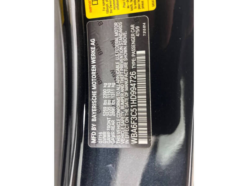 2017 BMW 6 Series 640i xDrive