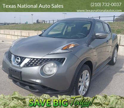 2016 Nissan JUKE for sale at Texas National Auto Sales in San Antonio TX