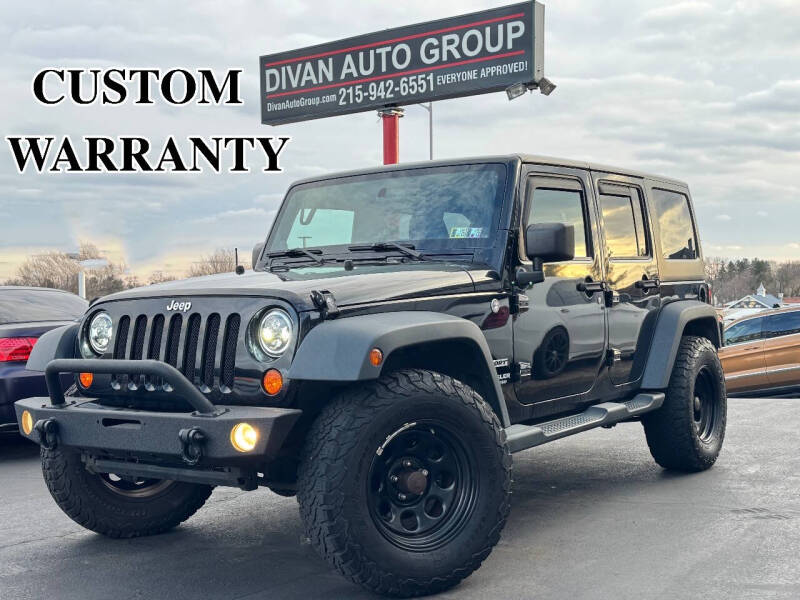 2013 Jeep Wrangler Unlimited for sale at Divan Auto Group in Feasterville Trevose PA