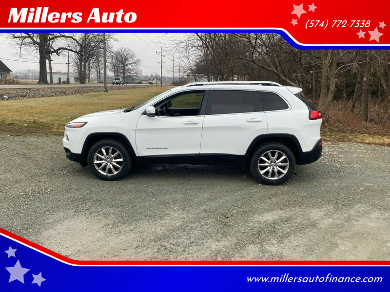 2014 Jeep Cherokee for sale at Millers Auto in Knox IN