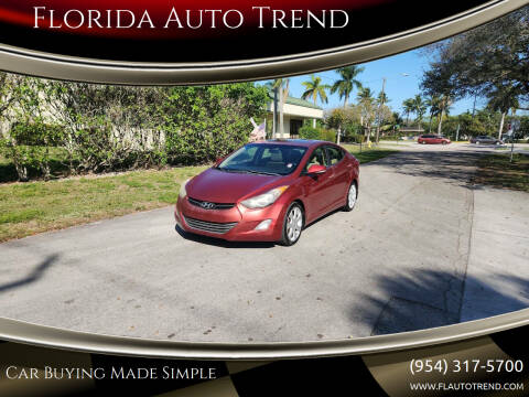 2013 Hyundai Elantra for sale at Florida Auto Trend in Plantation FL