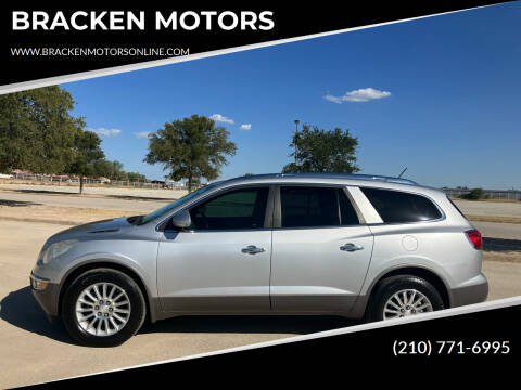 2011 Buick Enclave for sale at BRACKEN MOTORS in San Antonio TX