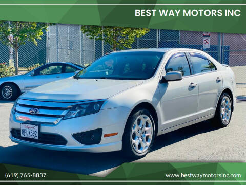 2010 Ford Fusion for sale at BEST WAY MOTORS INC in San Diego CA