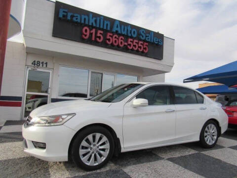 2014 Honda Accord for sale at Franklin Auto Sales in El Paso TX