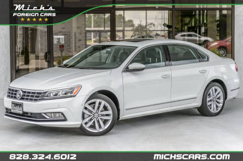 2017 Volkswagen Passat for sale at Mich's Foreign Cars in Hickory NC