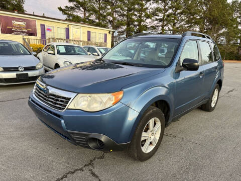 2010 Subaru Forester for sale at Explorer Auto Sales of Greenville in Greenville NC