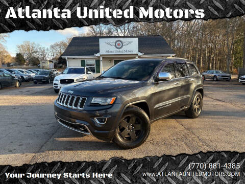 2014 Jeep Grand Cherokee for sale at Atlanta United Motors in Jefferson GA