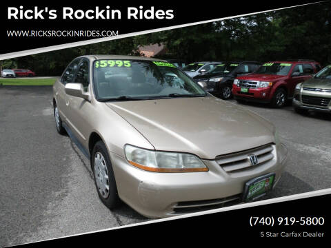 2002 Honda Accord for sale at Rick's Rockin Rides in Reynoldsburg OH