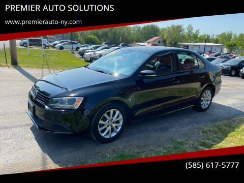 2011 Volkswagen Jetta for sale at PREMIER AUTO SOLUTIONS in Spencerport NY