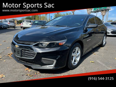 2016 Chevrolet Malibu for sale at Motor Sports Sac in Sacramento CA