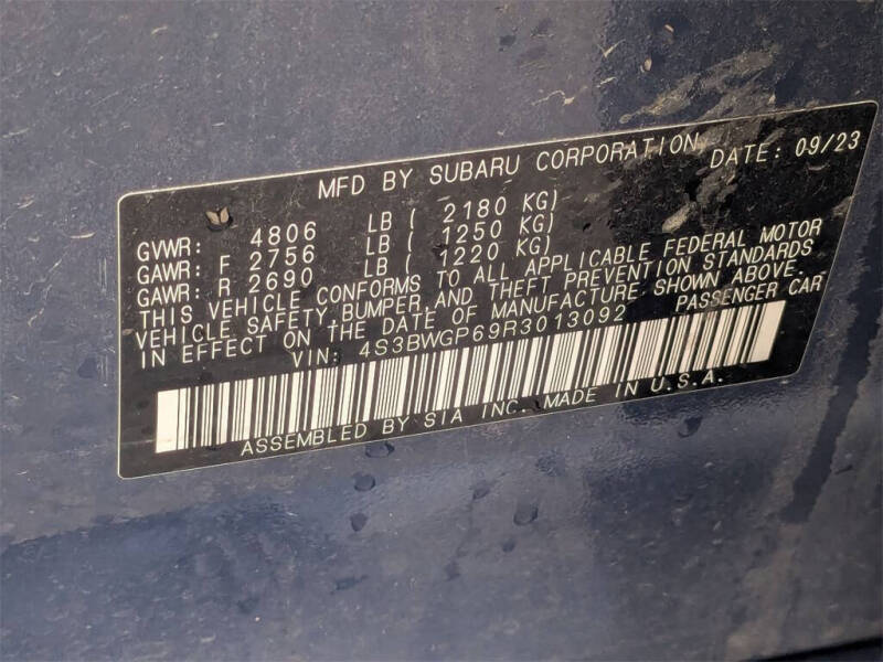 2024 Subaru Legacy Touring XT