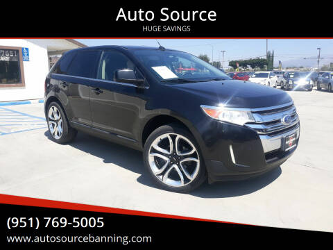 2011 Ford Edge for sale at Auto Source in Banning CA