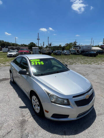 2012 Chevrolet Cruze for sale at GOLDEN GATE AUTOMOTIVE,LLC in Zephyrhills FL