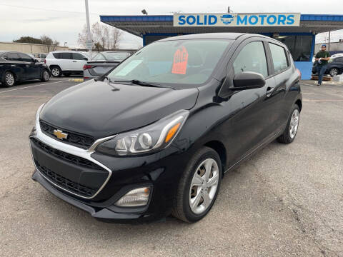 2020 Chevrolet Spark for sale at SOLID MOTORS LLC in Garland TX
