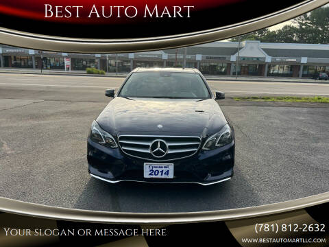 2014 Mercedes-Benz E-Class for sale at Best Auto Mart in Weymouth MA