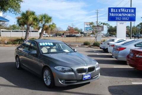 2013 BMW 5 Series for sale at BlueWater MotorSports in Wilmington NC