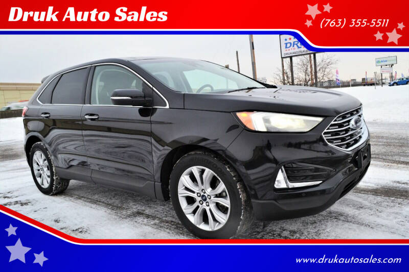 2019 Ford Edge for sale at Druk Auto Sales - New Inventory in Ramsey MN