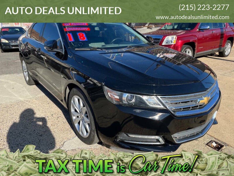 2018 Chevrolet Impala for sale at AUTO DEALS UNLIMITED in Philadelphia PA