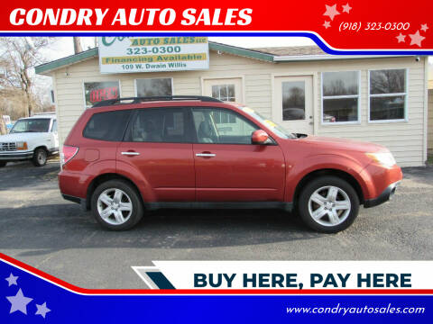 2010 Subaru Forester for sale at CONDRY AUTO SALES in Vinita OK