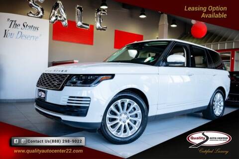 2018 Land Rover Range Rover for sale at Quality Auto Center of Springfield in Springfield NJ