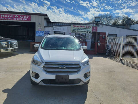 2019 Ford Escape for sale at TEXAS MOTOR CARS in Houston TX