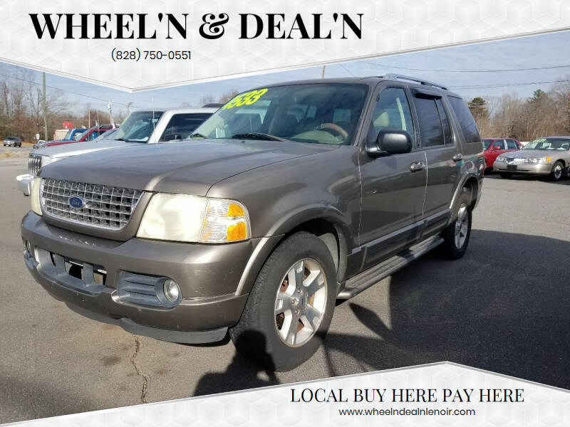 2003 Ford Explorer for sale at Wheel'n & Deal'n in Lenoir NC