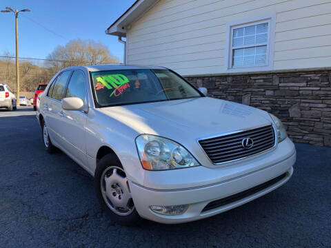 2002 Lexus LS 430 for sale at NO FULL COVERAGE AUTO SALES LLC in Austell GA