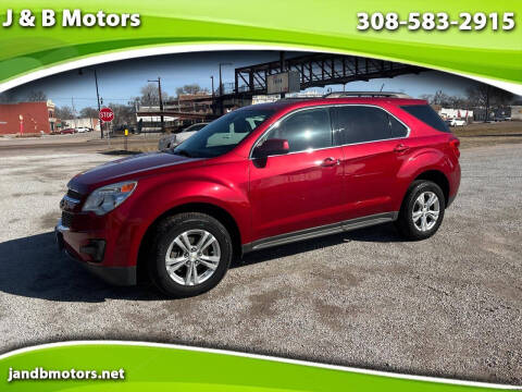 2013 Chevrolet Equinox for sale at J & B Motors in Wood River NE