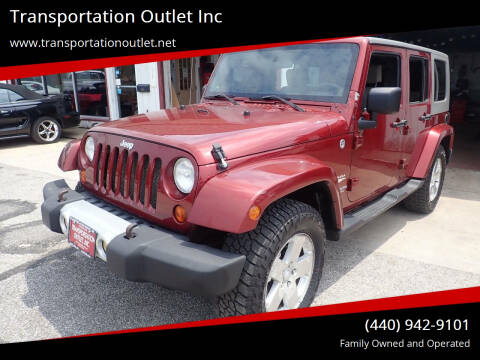 2009 Jeep Wrangler Unlimited for sale at Transportation Outlet Inc in Eastlake OH