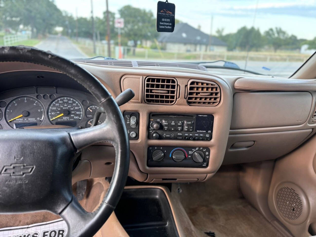 2001 Chevrolet Blazer for sale at Prime Motors LLC in Mansfield, TX