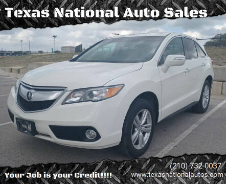 2015 Acura RDX for sale at Texas National Auto Sales in San Antonio TX