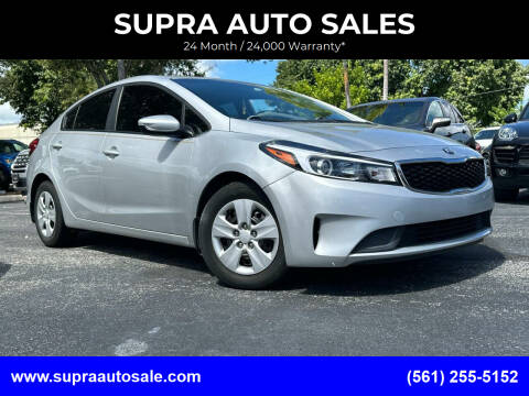 2017 Kia Forte for sale at SUPRA AUTO SALES in Riviera Beach FL