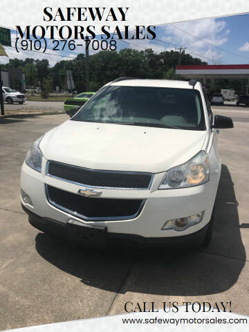 2012 Chevrolet Traverse for sale at Safeway Motors Sales in Laurinburg NC