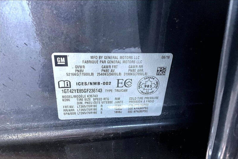 2016 GMC Sierra 3500HD
