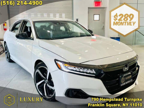 2021 Honda Accord for sale at LUXURY MOTOR CLUB in Franklin Square NY