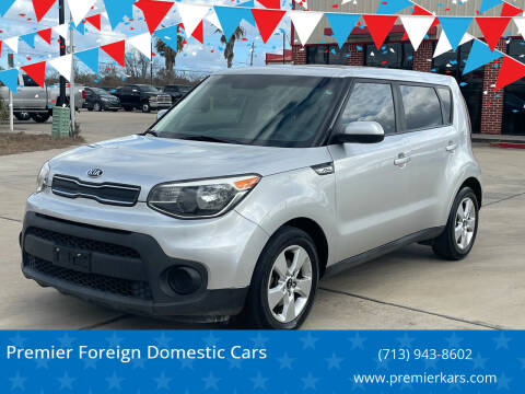 2019 Kia Soul for sale at Premier Foreign Domestic Cars in Houston TX
