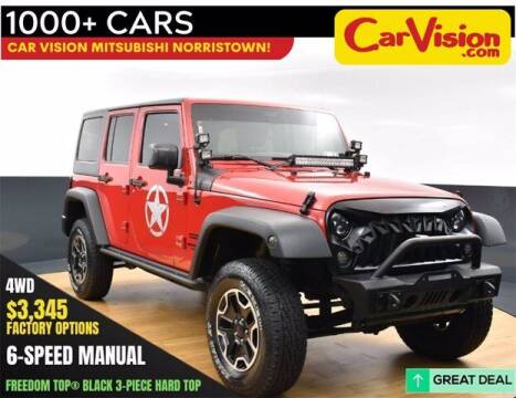 2014 Jeep Wrangler Unlimited for sale at Car Vision Buying Center in Norristown PA