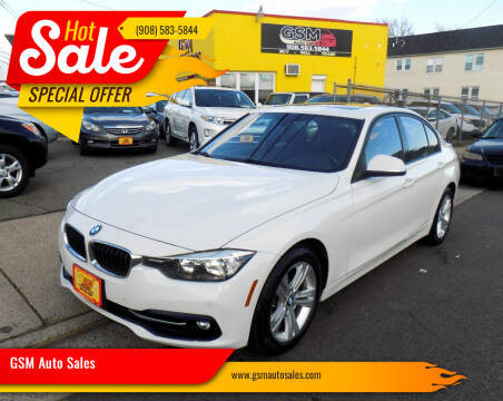 2016 BMW 3 Series for sale at GSM Auto Sales in Linden NJ