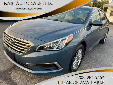2017 Hyundai Sonata for sale at RABI AUTO SALES LLC in Garden City ID