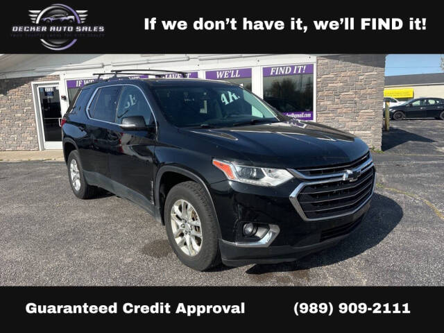 2019 Chevrolet Traverse for sale at DECKER AUTO SALES in Bay City, MI