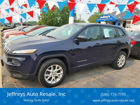 2014 Jeep Cherokee for sale at Jeffreys Auto Resale, Inc in Clinton Township MI