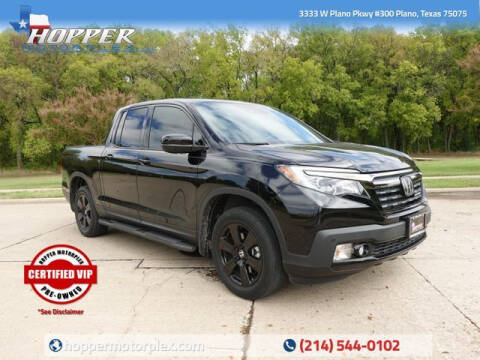 2019 Honda Ridgeline for sale at HOPPER MOTORPLEX in Plano TX