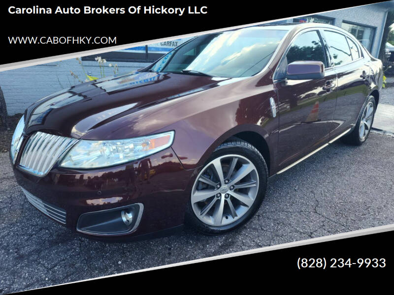 2009 Lincoln MKS for sale at Carolina Auto Brokers of Hickory LLC in Newton NC
