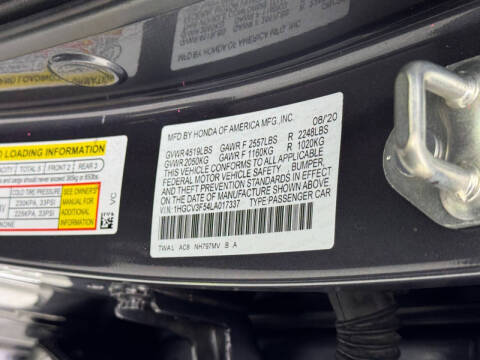 2020 Honda Accord Hybrid EX-L