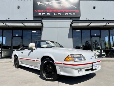1988 Ford Mustang for sale at Exotic Motorsports of Oklahoma in Edmond OK